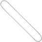 Preview: Ankerkette 925 Silber diamantiert 3,4 mm 50 cm Kette Halskette Silberkette