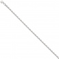 Preview: Ankerkette 925 Silber diamantiert 3,4 mm 50 cm Kette Halskette Silberkette