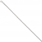 Mobile Preview: Ankerkette 925 Silber diamantiert 3,4 mm 55 cm Kette Halskette Silberkette