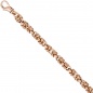 Preview: Armband 925 Sterling Silber rotgold vergoldet 20 cm