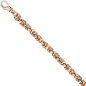 Preview: Armband 925 Sterling Silber rotgold vergoldet 20 cm