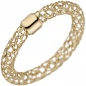 Mobile Preview: Damen Ring geflochten 750 Gold Gelbgold Goldring mit Geflecht