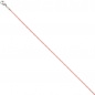 Mobile Preview: Rundankerkette Edelstahl rosa lackiert 42 cm Kette Halskette Karabiner