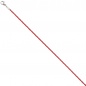 Mobile Preview: Rundankerkette Edelstahl rot lackiert 50 cm Kette Halskette Karabiner