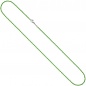 Mobile Preview: Rundankerkette Edelstahl grün lackiert 42 cm Kette Halskette Karabiner