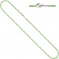 Preview: Rundankerkette Edelstahl grün lackiert 50 cm Kette Halskette Karabiner