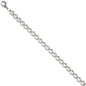 Preview: Armband 925 Sterling Silber 21 cm Silberarmband Krebsarmband