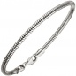 Preview: Schlangenarmband 925 Sterling Silber 19 cm Armband Silberarmband