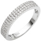 Preview: Damen Ring 925 Sterling Silber 69 Zirkonia Silberring