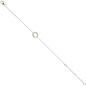 Preview: Armband 925 Sterling Silber 16 Zirkonia 18,5 cm Silberarmband