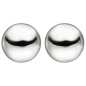 Preview: Ohrstecker Kugel 10 mm 925 Sterling Silber Ohrringe Kugelohrstecker