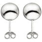 Preview: Ohrstecker Kugel 10 mm 925 Sterling Silber Ohrringe Kugelohrstecker