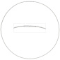Preview: Halsreif Edelstahl 1,0 mm 45 cm Halskette Kette