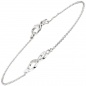 Preview: Armband Unendlichkeit 925 Sterling Silber 7 Zirkonia 19,5 cm Silberarmband