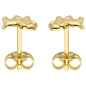 Preview: Ohrstecker Hund 333 Gold Gelbgold Ohrringe Goldohrringe Hundeohrringe