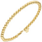 Preview: Armband mit Engel 585 Gold Gelbgold 19 cm Goldarmband Schutzengel