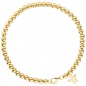 Preview: Armband mit Engel 585 Gold Gelbgold 19 cm Goldarmband Schutzengel