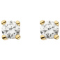 Preview: Ohrstecker 585 Gold Gelbgold 2 Diamanten Brillanten 0,24 ct. Ohrringe