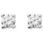 Preview: Ohrstecker 585 Gold Weißgold 2 Diamanten Brillanten 0,24 ct. Ohrringe