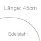 Preview: Halsreif 5-reihig Edelstahl 45 cm