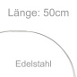 Preview: Halsreif 5-reihig Edelstahl 50 cm