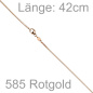 Preview: Venezianerkette 585 Gold Rotgold 1,2 mm 42 cm Kette Halskette Rotgoldkette