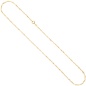 Preview: Schmuck-Set 585 Gold Gelbgold Granate und Diamanten mit Kette 42 cm