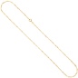 Preview: Schmuck-Set 585 Gold Gelbgold Granate und Diamanten mit Kette 45 cm