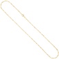 Preview: Schmuck-Set 585 Gold Gelbgold Granate und Diamanten mit Kette 45 cm