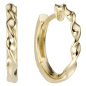 Preview: Creolen gedreht 585 Gold Gelbgold Ohrringe Goldcreolen Goldohrringe