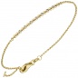 Preview: Armband 585 Gold Gelbgold 7 Diamanten Brillanten 0,06ct. 17,5 cm Goldarmband