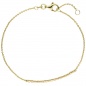 Preview: Armband 585 Gold Gelbgold 7 Diamanten Brillanten 0,06ct. 17,5 cm Goldarmband