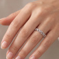 Preview: Damen Ring 925 Sterling Silber Silberring