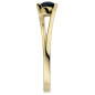 Preview: Damen Ring 333 Gold Gelbgold 1 blauer Safir Goldring