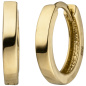 Preview: Creolen 585 Gold Gelbgold Ohrringe Goldohrringe
