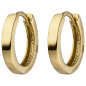 Preview: Creolen 585 Gold Gelbgold Ohrringe Goldohrringe