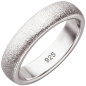 Preview: Damen Ring 925 Sterling Silber mit Struktur Silberring