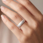 Preview: Damen Ring 925 Sterling Silber mit Struktur Silberring