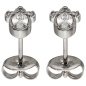 Preview: Ohrstecker Edelstahl 8 Zirkonia Ohrringe