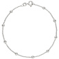 Preview: Armband mit kleinen Kugeln 925 Sterling Silber 18,5 cm