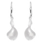Preview: Ohrhänger 925 Sterling Silber matt Ohrringe Boutons Silberohrringe