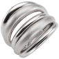 Preview: Damen Ring mehrreihig 925 Sterling Silber Silberring