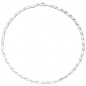 Mobile Preview: Collier Halskette 925 Silber 210 Zirkonia 45 cm Kette Silberkette