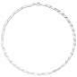 Preview: Collier Halskette 925 Silber 210 Zirkonia 45 cm Kette Silberkette