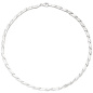 Preview: Collier Halskette 925 Silber 210 Zirkonia 45 cm Kette Silberkette