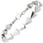 Preview: Armband 925 Sterling Silber 42 Zirkonia 19 cm Silberarmband