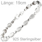 Preview: Armband 925 Sterling Silber 19 cm Silberarmband