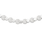 Preview: Collier Halskette 925 Sterling Silber gehämmert 45 cm Kette Silberkette