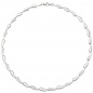 Preview: Collier Halskette 925 Sterling Silber 45 cm Kette Silberkette