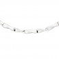 Preview: Collier Halskette 925 Silber 154 Zirkonia 45 cm Kette Silberkette